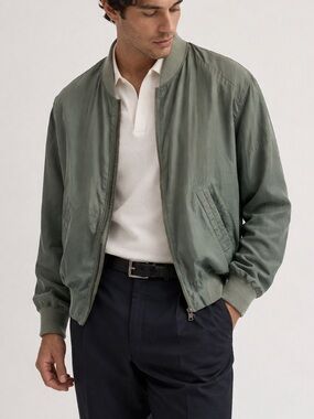 Vintage Palace Silk Bomber Jacket